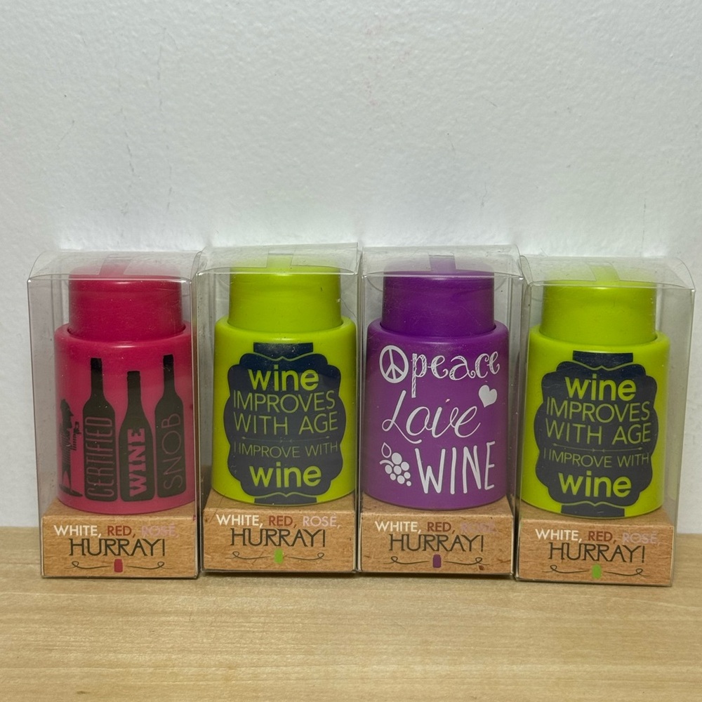 Colorful Wine Bottle Stoppers